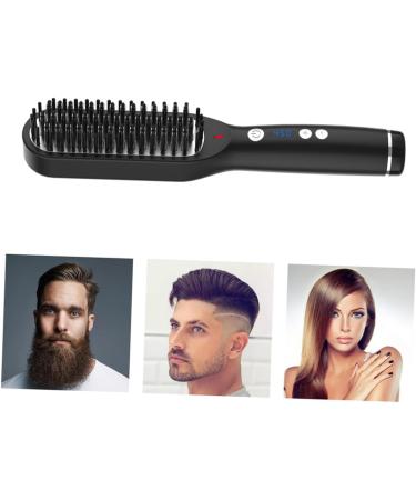 Balacoo Heated Straightening Comb - Hair Straightener Brush & Mustache Iron with Temperature Control | Shop Internationally - Buy Online on GoSupps.com