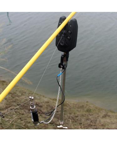 LIXADA Wireless Digital Fishing Alarm Set - LED Display 4 Gears + Recipients Portable Case - International Shipping Available - Buy Online on GoSupps.com
