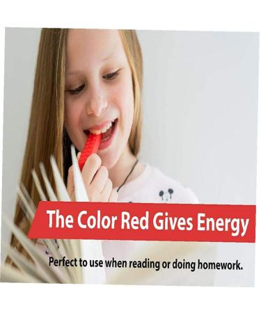 Baby Silicone Building Block Teether Necklace - Molar Stick Educational Toy (Red) - Fun Infant Development - Buy Online on GoSupps.com