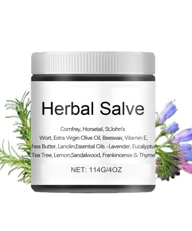 Organic Herbal Salve 4 oz - Comfrey Organic Herbal Salve Ointment for Body (1)