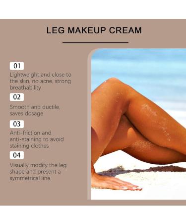  G n rique Leg Makeup Waterproof No-Transfer Body Foundation Long-Lasting Matte Tan Coverage Scar & Varicose Concealer for Women Tanning Daily Use - Buy Online on GoSupps.com