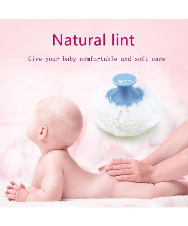 Body Powder Puff Box Powder Sponge Round Puff Holder for Home and Travel (Pink) - Buy Online on GoSupps.com