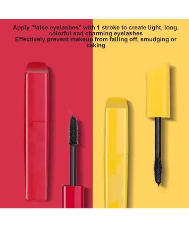  G n rique Eye Mascara Volumizing Lengthening Formula 10ml Long Lasting Curl Effect Big Brush Applicator Waterproof And Smudge Proof For Fuller Defined Lashes For Women - Buy Online on GoSupps.com