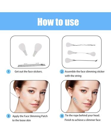 120 Pi ces Face Lift Tape Autocollant Lifting Visage Invisible Tape Face Lift Lifting Visage Tape V-Line Face Lift Lifting Tapes Visage pour Le Maquillage avec 3Cordes Fines - Buy Online on GoSupps.com
