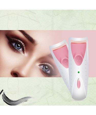 Electric Eyelash Curler Heated Eyelash Curler with Silicone Heating Pads Fast Heating Natural Curling Lash Styling Tool for Women Makeup (Set B) - Buy Online on GoSupps.com