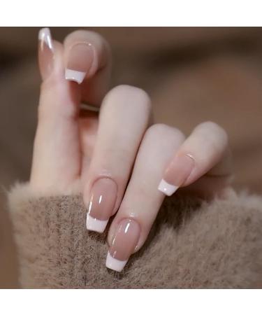 French Tip Nail Stamp Clear Silicone Stamping Kit - Soft Silicone Stamper with Jelly Scraper for Nail Art - Buy Online on GoSupps.com