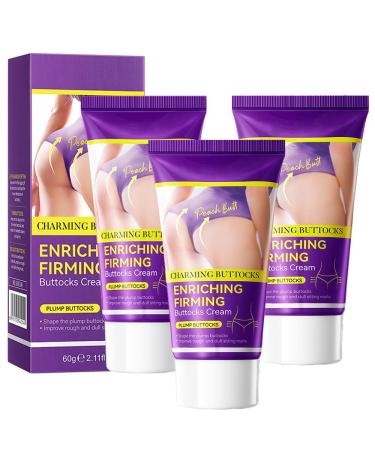Butt enhancement Firming Cream helps to improve the appearance of fullness and firmness in the buttocks. It supports skin elasticity providing a more lifted and toned look. 100% New -3 Bottle 3 bottle 0.1