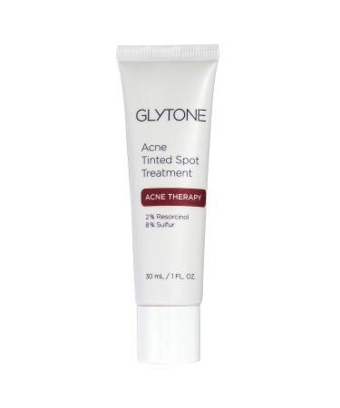 Glytone Acne Tinted Spot Treatment with 8% Sulfur, 2% Resorcinol, Tinted Cream Formula to Conceal Blemishes, Oil-Free, Non-Comedogenic, 1 oz. - Buy Online on GoSupps.com