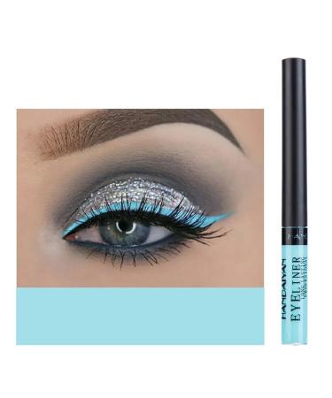 Liquid Colored Eyeliner Pencils Fluorescent Eye Liner Neon Eyeliner Waterproof Halloween Eyeliner Rainbow Eyeliner Matte Colored Eye Liner Multichrome Liquid Eyeliner Quick Dry Eyeliners (Colo