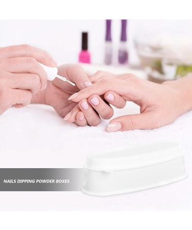Veemoon 2 Pi ces Bo te Dip Powder Laiteuse pour Manucure Fran aise Accessoire Ongles DIY Nail Art Tool Conteneur Poudre Ongles Pratique pour Usage Professionnel Domicile - Buy Online on GoSupps.com