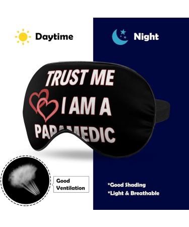Paramedic Sleep Mask for Men and Women - Adjustable Eye Cover for Blocking Light During Travel or Nap - Buy Online on GoSupps.com