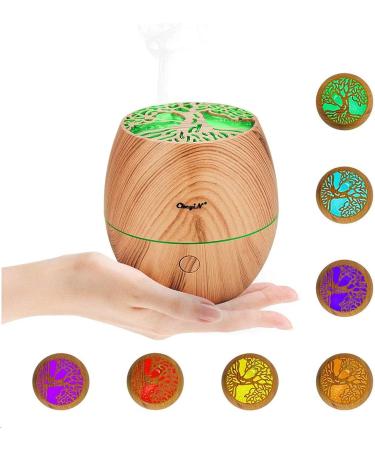 CCKeyin 120ml Portable Essential Oil Diffuser - Ultrasonic Humidifier with 7 Color-Changing LED Lights | Waterless Aromatherapy for Home & Travel - Buy Online on GoSupps.com