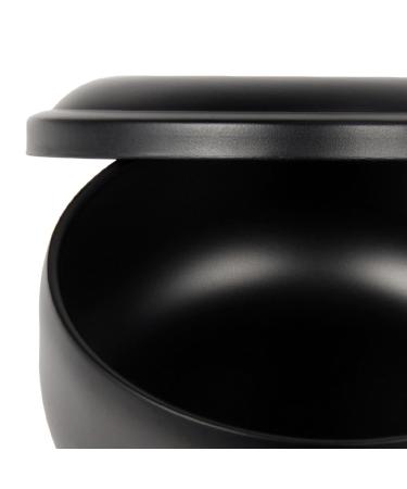 Perfeclan Yellow Stainless Steel Shaving Bowl with Lid - Ideal Shaving Soap Cup for Grandfathers & Barbers - International Shipping Available - Buy Online on GoSupps.com