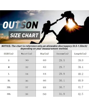 OUTSON Mens Fashion Cargo Joggers Sweatpants Trousers - Black Medium - Buy Online on GoSupps.com