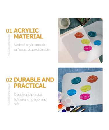 FRCOLOR Color Palette Set for Makeup & Painting | Foundation Mixing Tray Spatula & Acrylic Paint Palette for DIY Art - Buy Online on GoSupps.com