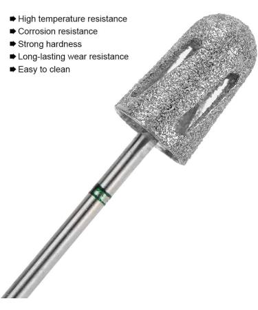 Professional Nail Polishing Head Stainless Steel Foot Nail Drill Bit Pedicure Foot Calluses Sanding Polishing Head for Electric Nail File - Buy Online on GoSupps.com