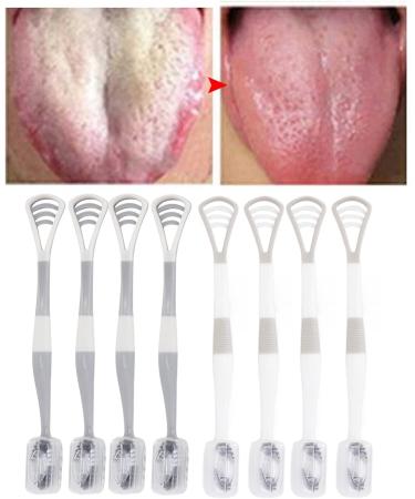 2-in-1 Tongue Brush & Toothbrush - Ergonomic Oral Care Tool for Fresh Breath | Ideal for All Ages - Buy Online on GoSupps.com