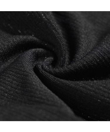 Brrnoo Compression Stockings for Varicose Veins | Unisex Knee Hollow Socks (S/M Black) - Non-Slip & Seamless Sports Support - Buy Online on GoSupps.com