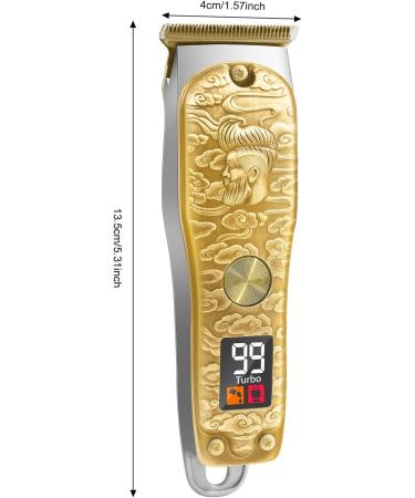 GEC Beard Hair Trimmer for Men - Professional Mustache T Blade Liners Cordless Electric Shavers & Zero Gapped Edgers - Ultimate Grooming Kit with LED Display - Buy Online on GoSupps.com
