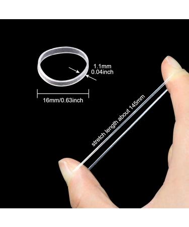 Sularpek Clear Elastic Hair Bands - 1000 Mini Rubber Bands for Kids Hair, Braids, Wedding Hairstyles - Buy Online on GoSupps.com