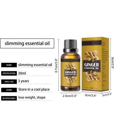 3-Pack 30ML Ginger Essential Oil for Belly Drainage and Massage - Belly Off Liquid - Buy Online on GoSupps.com