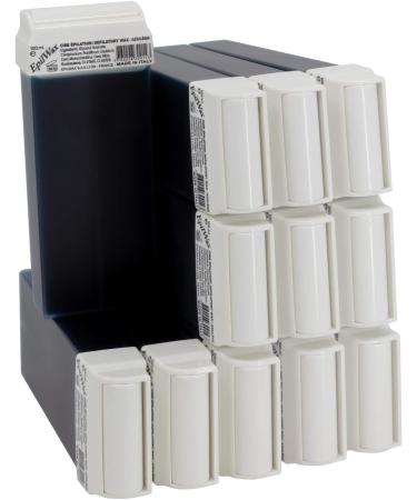 EpilWax Complete Hair Removal Waxing Kit - 12 Azulene Roll-on Cartridges, Wax Heater, 100 Strips & Oil - 113 Piece Set - Buy Online on GoSupps.com