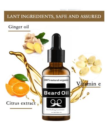 Luisa's Beard Color & Oil for Men | Nourishing Moisturizing & Styling Solution for Thicker Smooth Beards (1 PC) - Buy Online on GoSupps.com