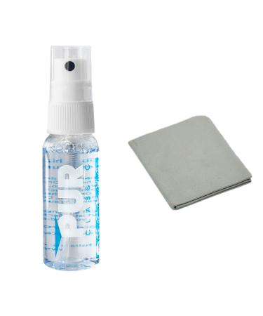 PUR classic anti-fitting spray (30ml) with anti-fitting cloth for glasses. Visores diving masks car windows for long-lasting fittings protection 2-part set