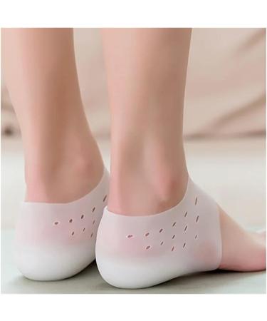 Buy Invisible Height Increase 5CM Silicone Socks Gel Heel Pads | Orthopedic Arch Support & Cushion Insoles | Foot Massage Pad in Beige - Buy Online on GoSupps.com