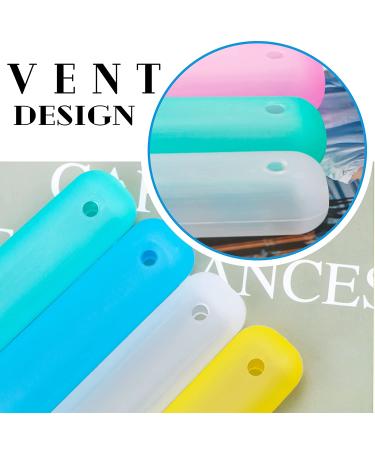 Susser Pack of 12 Portable Plastic Toothbrush Cases | 6 Color Dust-Proof Holders for Travel & Home - Buy Online on GoSupps.com