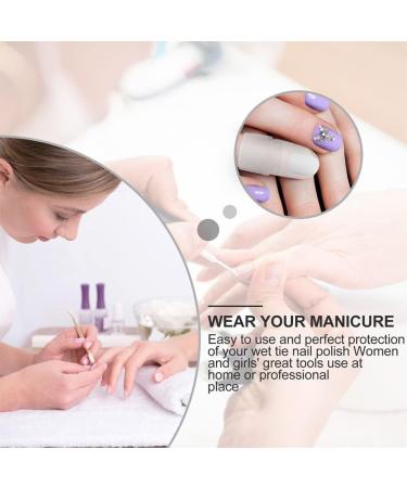 Housoutil 90 Pcs Nail Case Nail Removal Tools Nail Polish Varnish Tip Skincare Tool Nail Tools for Nail Art Skin Care Tools Cuticle Protectors for Fingers White Accessories Manicure Plastic 4x2cmx3pcs Whitex3pcs - Buy Online on GoSupps.com