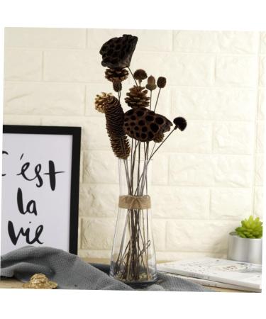 Zerodeko Dried Flower Floral Pinecone Flower Bouquet Diy Crafting Accessories Natural Dried Flowers Country Wedding Decor - Buy Online on GoSupps.com