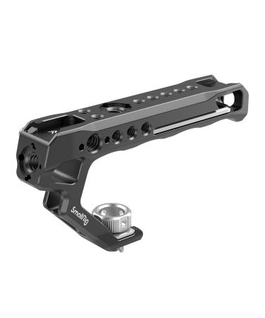 SmallRig Ergonomic Handle with Locating Holes for ARRI, Anti-Off Designed Cold Shoe Adapter - 2165