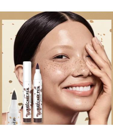 Freckle Pen Ksndurn 4PCS Freckle Makeup Pen Set - Natural Makeup (Dark Brown and Light Brown) - Buy Online on GoSupps.com