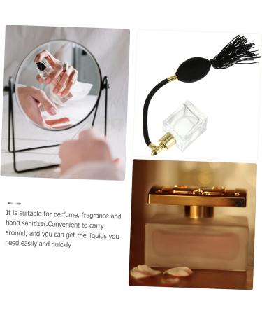 Ipetboom 1pc Perfume Bottle Glass Light Bulb Fine Travel 9X4X3.5cm Black - Buy Online on GoSupps.com