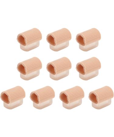 10pcs Fiber Toe Separators & Dividers for Overlapping Toes - Comfortable Gel Relief, Easy to Use - Buy Online on GoSupps.com