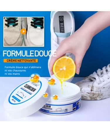 White Shoe Cleaning Cream - Multipurpose Stain Removal Cleaner - Buy Online on GoSupps.com