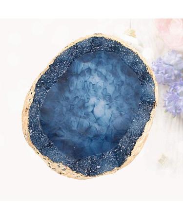 POFET Resin Manicure Palette | Agate Brim Nail Color Plate | Blue Manicure Art Tool for Stunning Nail Designs - International Shipping Available - Buy Online on GoSupps.com