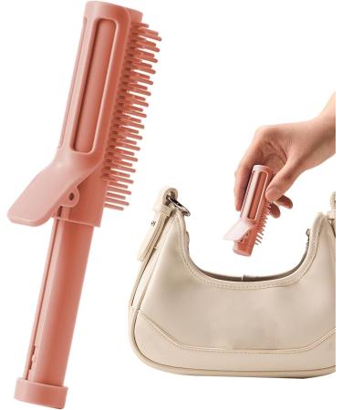 Styling Hair Curling Tool | Volumizing Hair | Curling Make Up Brush Roller Tool Hair Curlers on Top of Head Grip Hair Root Volume Hair Styling Pink - Buy Online on GoSupps.com
