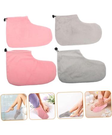 Hohopeti 2 paires Paraffine R utilisables Coton avec Bande lastique pour Soins P dicure et Th rapie Cire Lot de Confortable - Buy Online on GoSupps.com