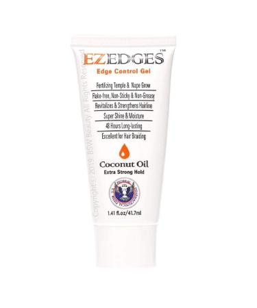 EZEDGES EDGE CONTROL GEL Extra Strong Hold (Coconut Oil) 1.41 oz.