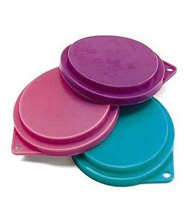 Ethical 3-1/2-Inch Pet Food Can Covers, 3-Pack Covers Are 3 1/2" Diameter