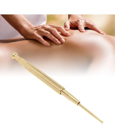 Buy Face Reflex Zone Massager - Solid Copper Pressure Point Massage Device for Ear Hand and Back Relief - Portable Deep Tissue Acupuncture Tool - Buy Online on GoSupps.com