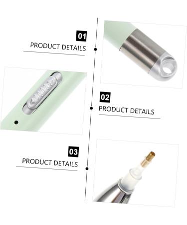 HOODANCOS Drilling Pen Set Gemstones for Nails Gems for Nails para Diamond Picture Pen Rhinestone for Nails Resin Tools Nail Gems Picker Drill Pen Cross Stitch Applique Stainless Steel Green 1.3X12.5CM - Buy Online on GoSupps.com