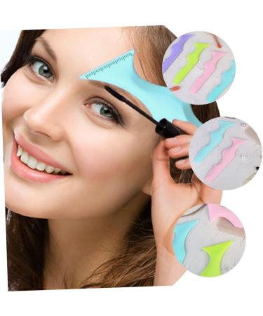 PLAFOPE 2pcs Lipstick Stencil Guide Mascara Eyebrow Reusable Multi-Function Ruler Makeup - Buy Online on GoSupps.com