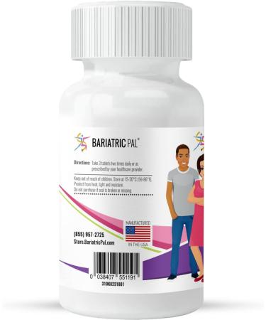 BariatricPal 30-Day Vitamin Bundle: Multivitamin & Calcium with Iron - Chewable & Easy Swallow - Mixed Berry Flavor - Buy Online on GoSupps.com