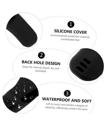 Beavorty Silicone Razor Cover | 2 Pack Travel Case for Safety Razors | Portable Razor Etui & Carrier Bag - Buy Online on GoSupps.com