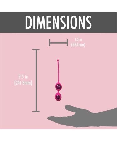 Buy SXNSE Kegel Exercise Weights for Women | Bladder Control Device & Pelvic Floor Strengthening | Doctor Recommended - Buy Online on GoSupps.com