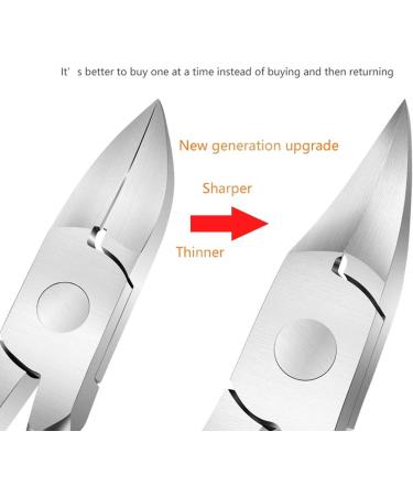 Nail Clippers Cuticle Scissors Nail Nipper Oblique Mouth Nail Groove Special Clippers Nail Dead Skin Remover Pedicure Manicure Tools - Buy Online on GoSupps.com