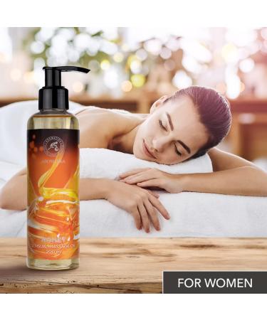 Sensual Massage Oil Honey 200ml - Natural Edible Body Oil with Almond & Grape Seed Oil for Relaxation | Kissable Massage Oil - Buy Online on GoSupps.com